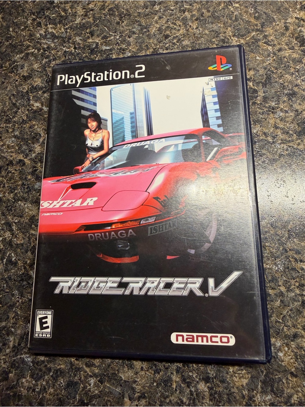 Sony PlayStation 2 Ridge Racer V - Red & Black Cover